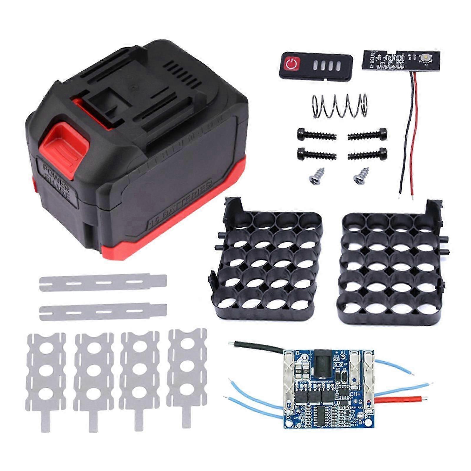 Battery Storage Box For Batteries Holder Case and PCB Charging Board Storage For