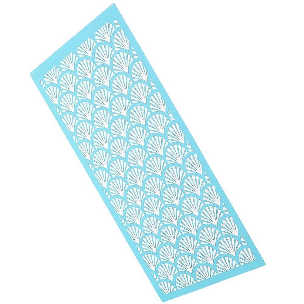 Clay Silk Screen Template Polymer Clay Diy Crafting Projects Assorted Color Durable Polyester Material for 1 Set