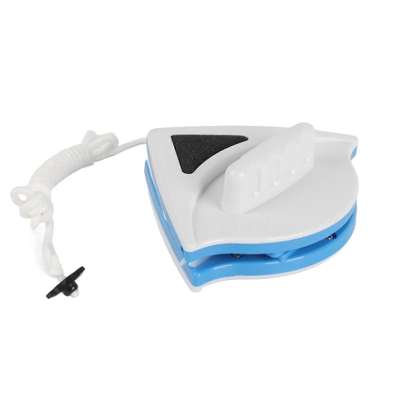 Double Sided Magnetic Window Cleaner Wiper 16x13.5x5cm Blue