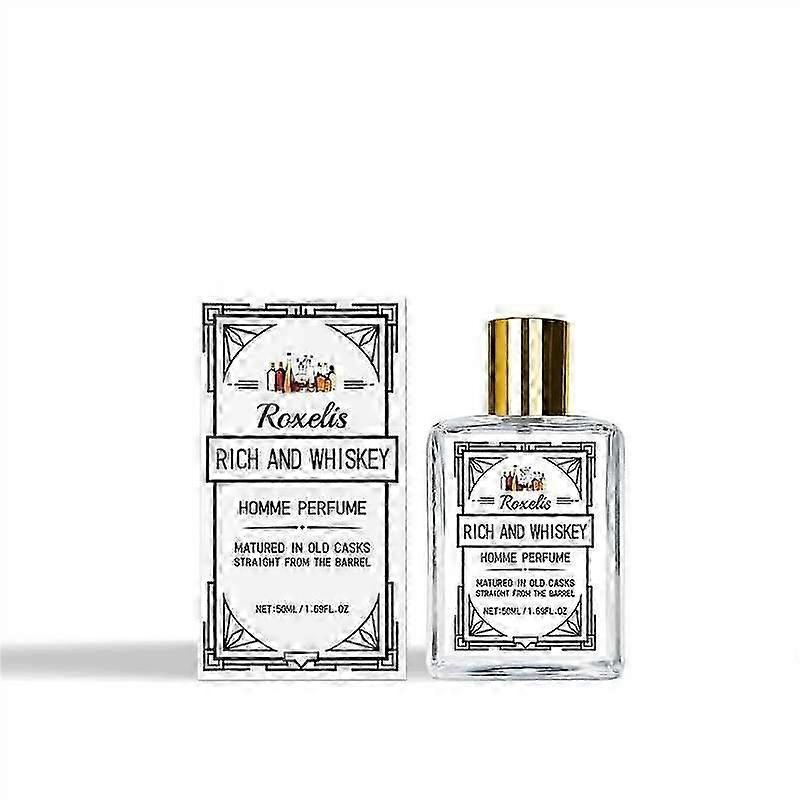 Charming whiskey men's perfume, cologne fragrance, elegant and fresh, not pungent, charming fragrance men's perfume