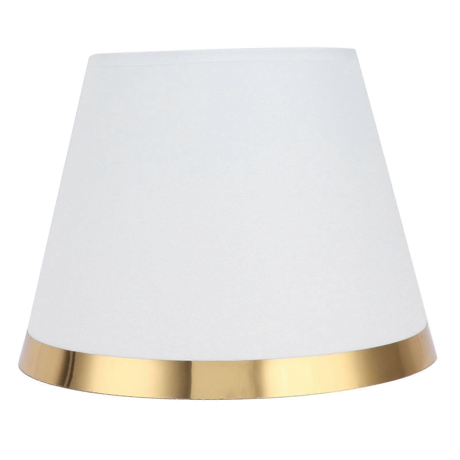 Fabric Lamp Shade European Style Modern Lampshade for E27 Table Lamp Floor Light SuppliesPX129 White