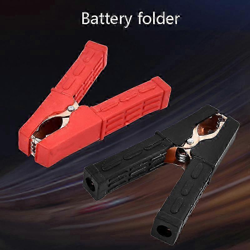 2025 2pcs 200A Crocodile Alligator Clips Car Battery Insulated Clip Clamp Connector for Jumper Cables Boost