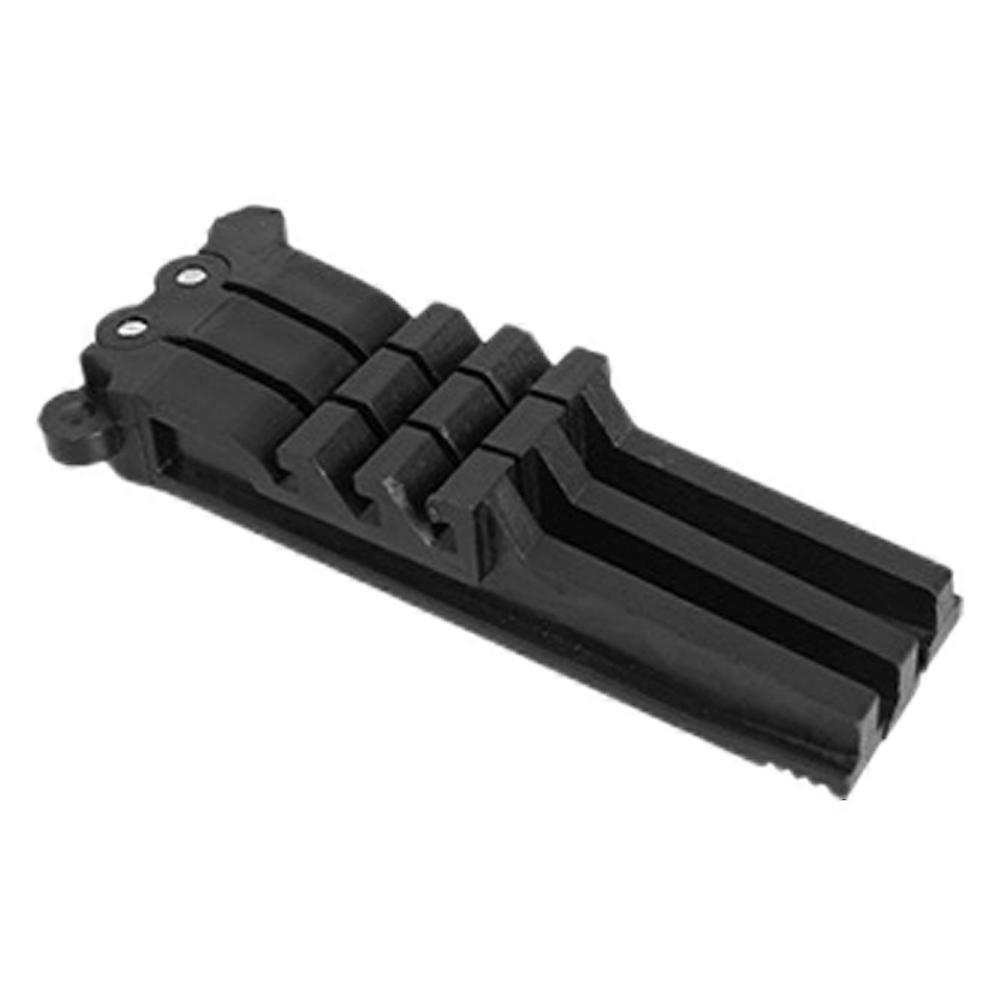 Portable Camping Tank Holder Bracket for Flat Canisters Sturdy Nylon Black