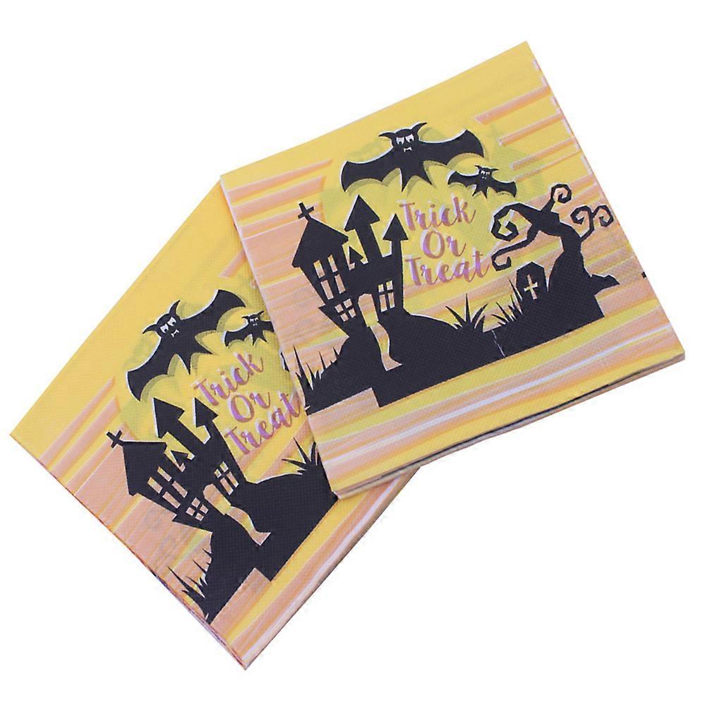 Halloween Bat Elf Tissue Disposable Paper Towel for Party Use 20Pcs