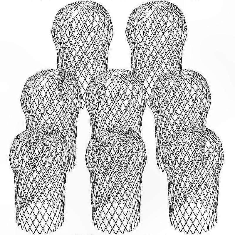 8-Pack Downspout Filters, Gutter Guards for Blockage Prevention, Durable Strainers for Home Maintenance