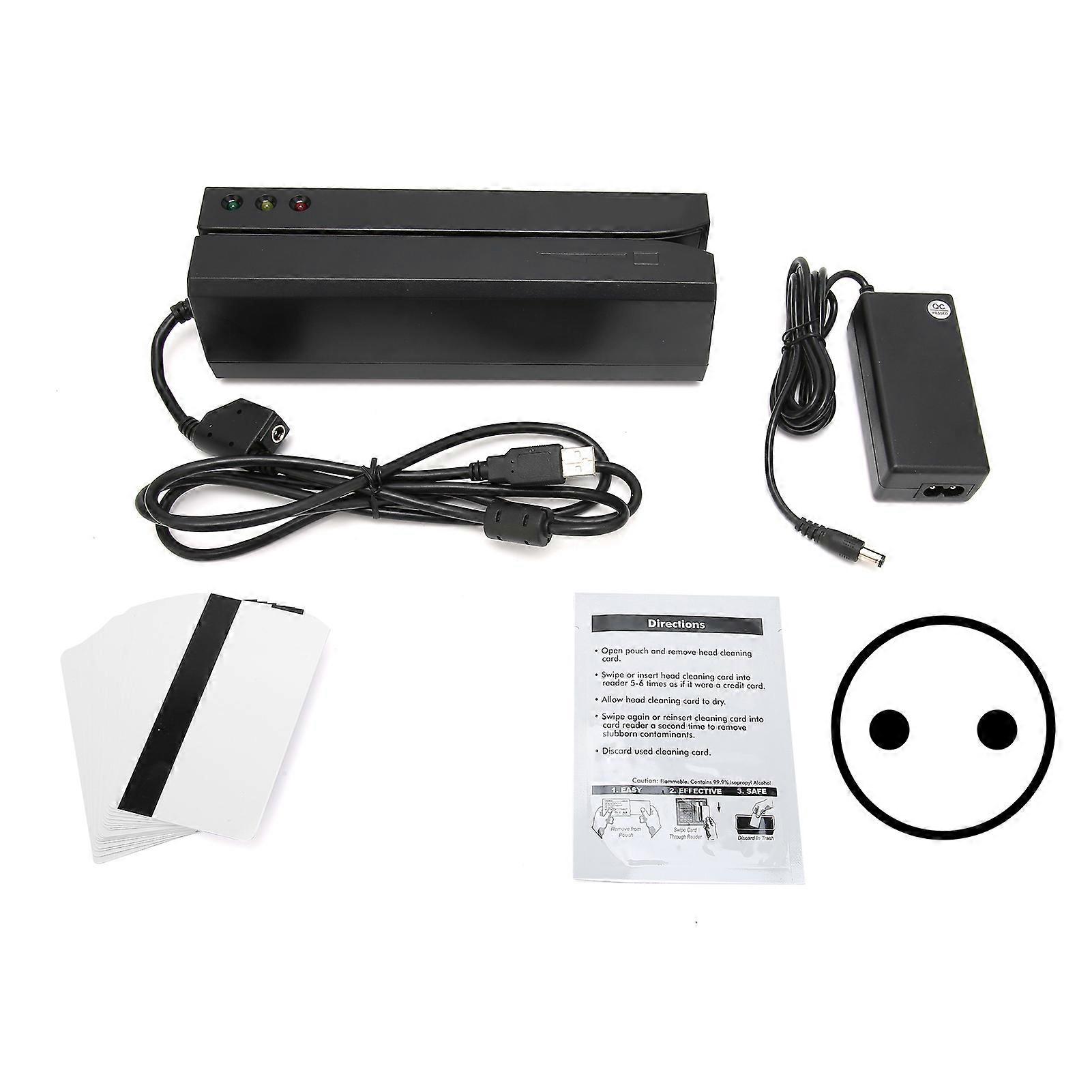 Durable Credit Card Reader with ISO AAMVA Support and AU Plug for All Tracks