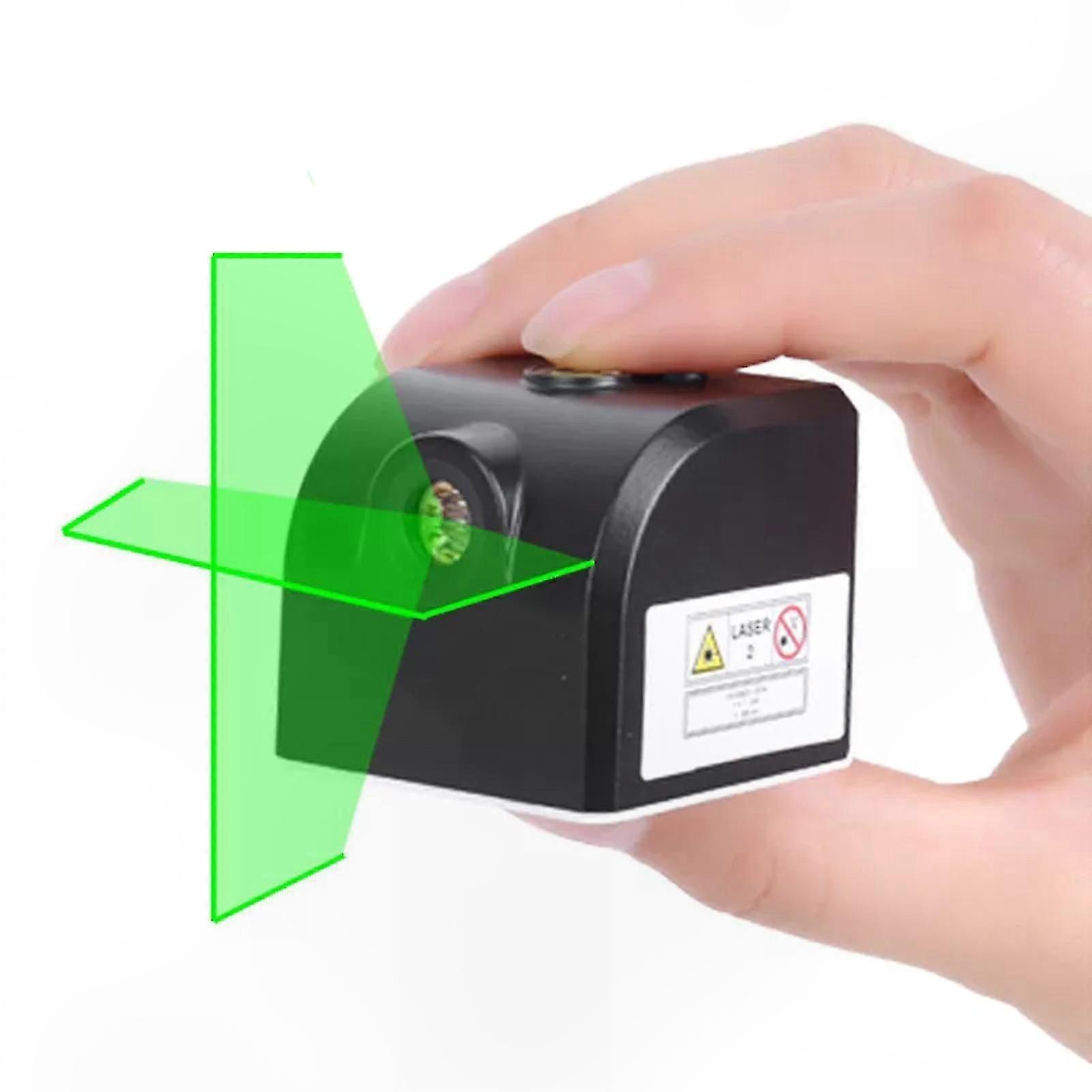 2-Line Mini Laser Level with Horizontal and Vertical Cross Projection