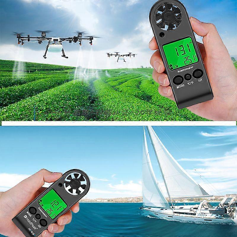 Portable Digital Anemometer for Wind Speed Measurement, Measure Wind Speed,