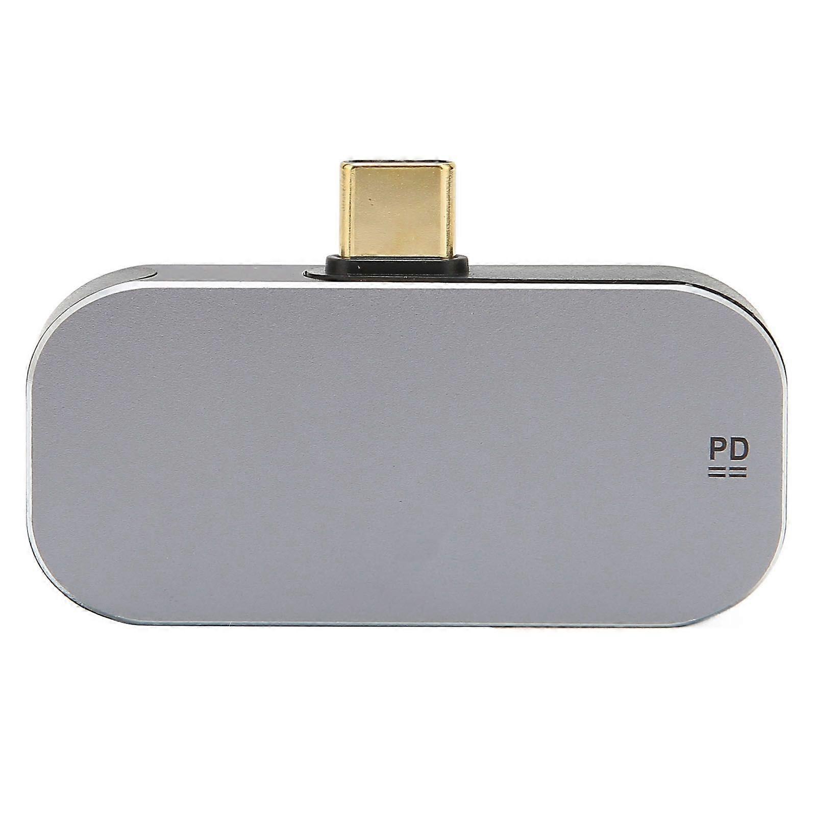 USB C to DP Converter 3 In1 MiniPD Charging Power Supply High Speed Data Transmission Portable Size USB C Docking Station