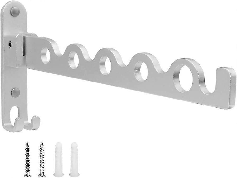 Retractable Wall Mounted Folding Clothes Hanger, Ternel Wall Mounted Folding