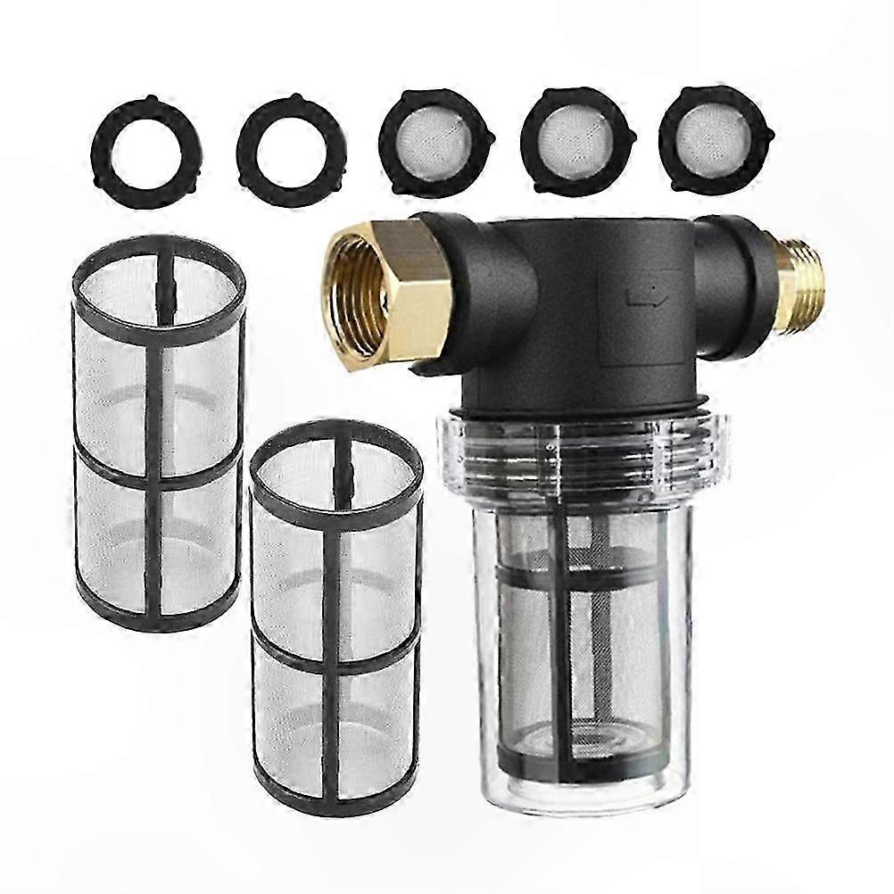 Garden Hose Water Filter for Inline Use with Durable Construction