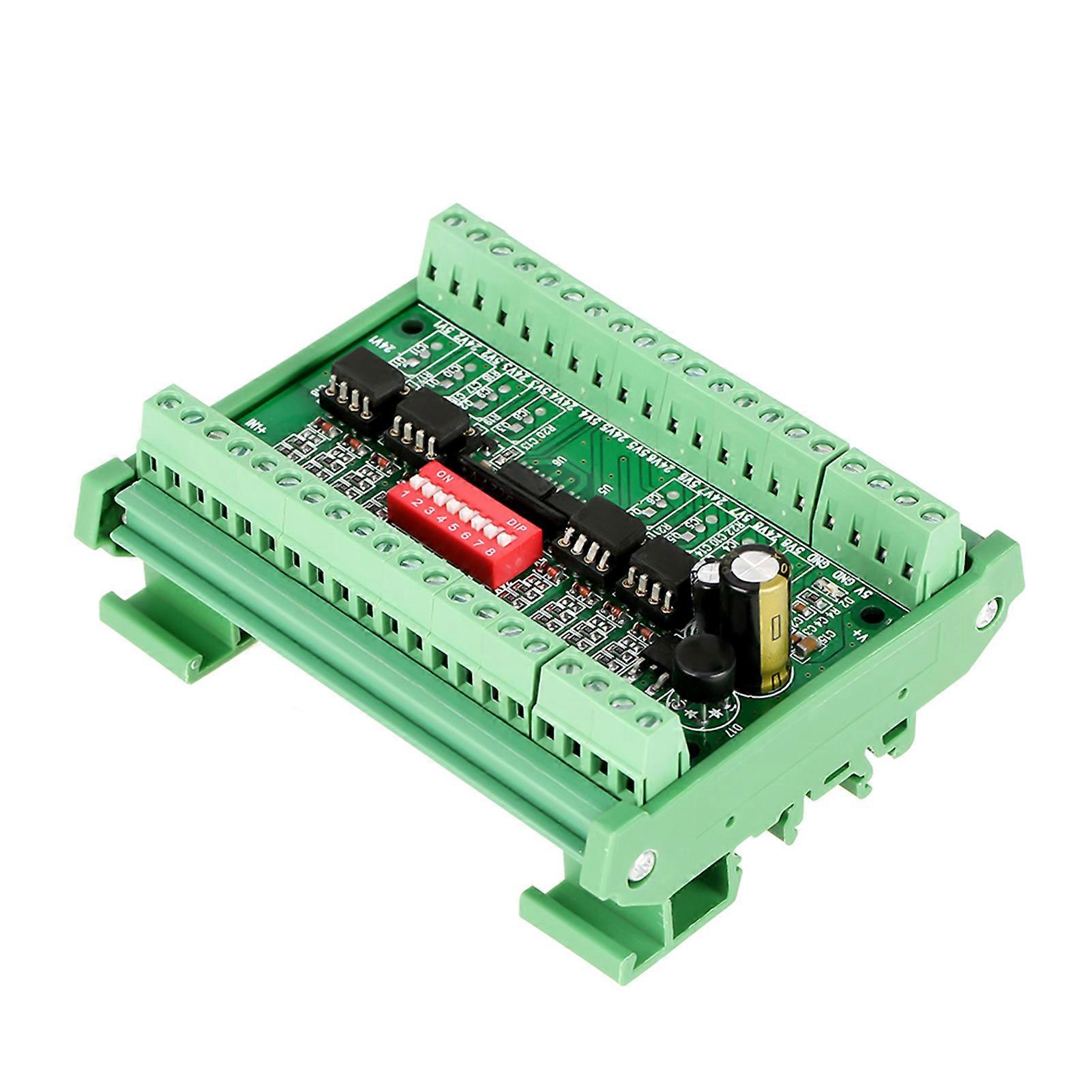 8 Channel NPN/PNP to NPN 5V/24V Square Wave Signal Conversion Module, 10MHz Level Converter