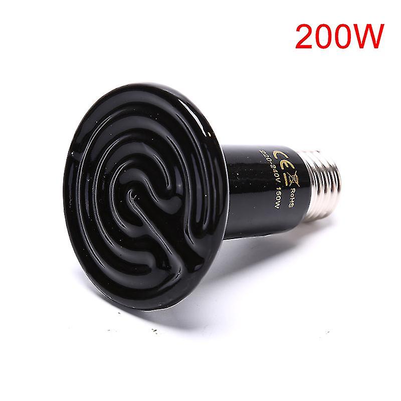 Pet Reptil Langt Infrarød Keramisk Oppvarming Lampe Varme Emitter Lyspære