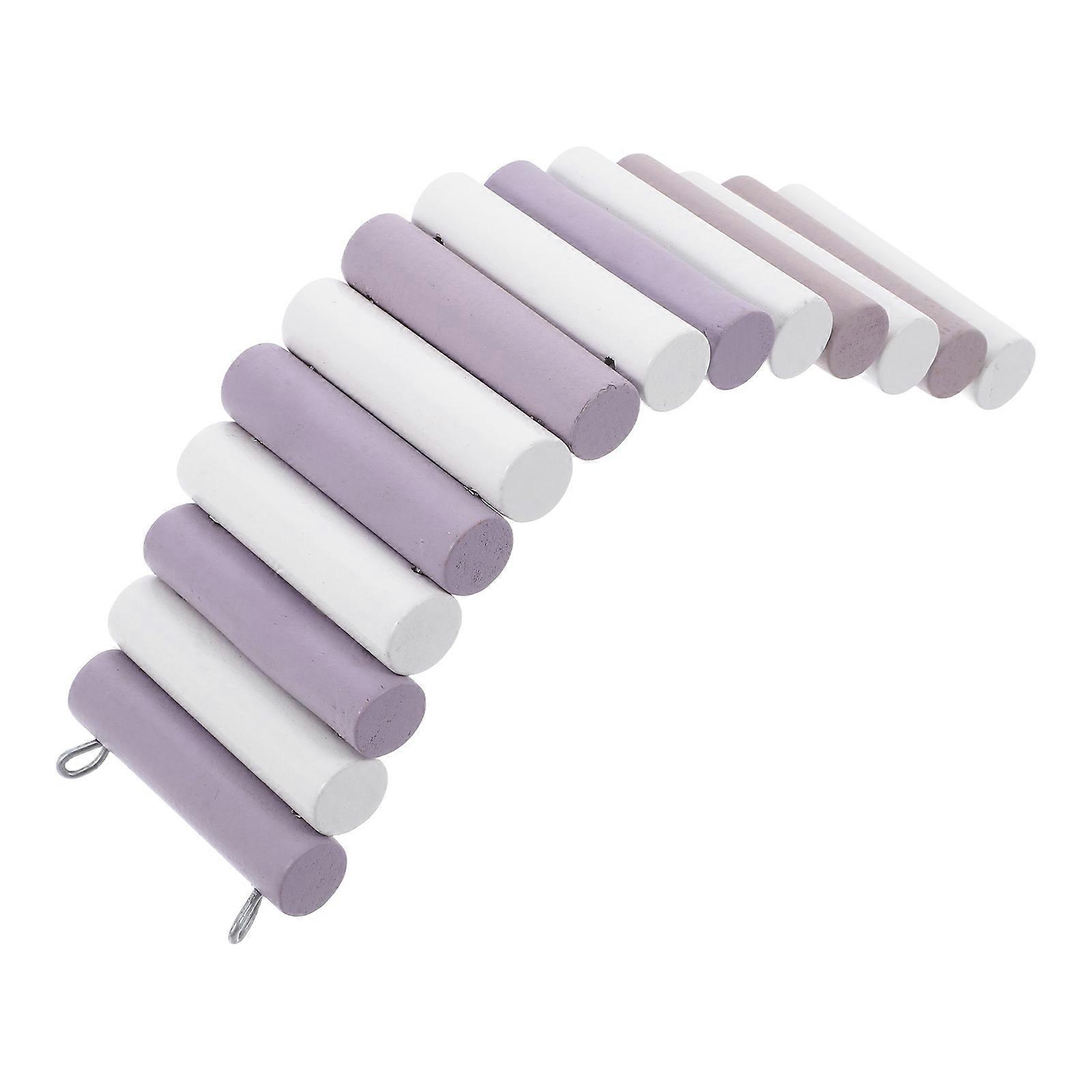 Dragon Wooden Bridge Toy for Small Animal Climbing with Violet Color
