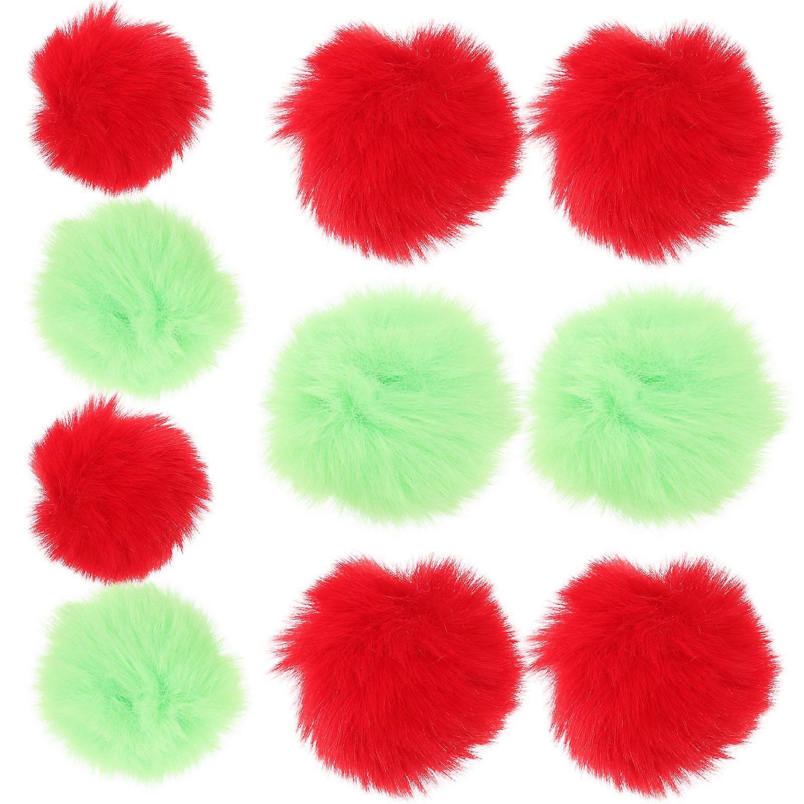 Clothing Fluffy Ball Ornaments for DIY 100Pcs Decoration