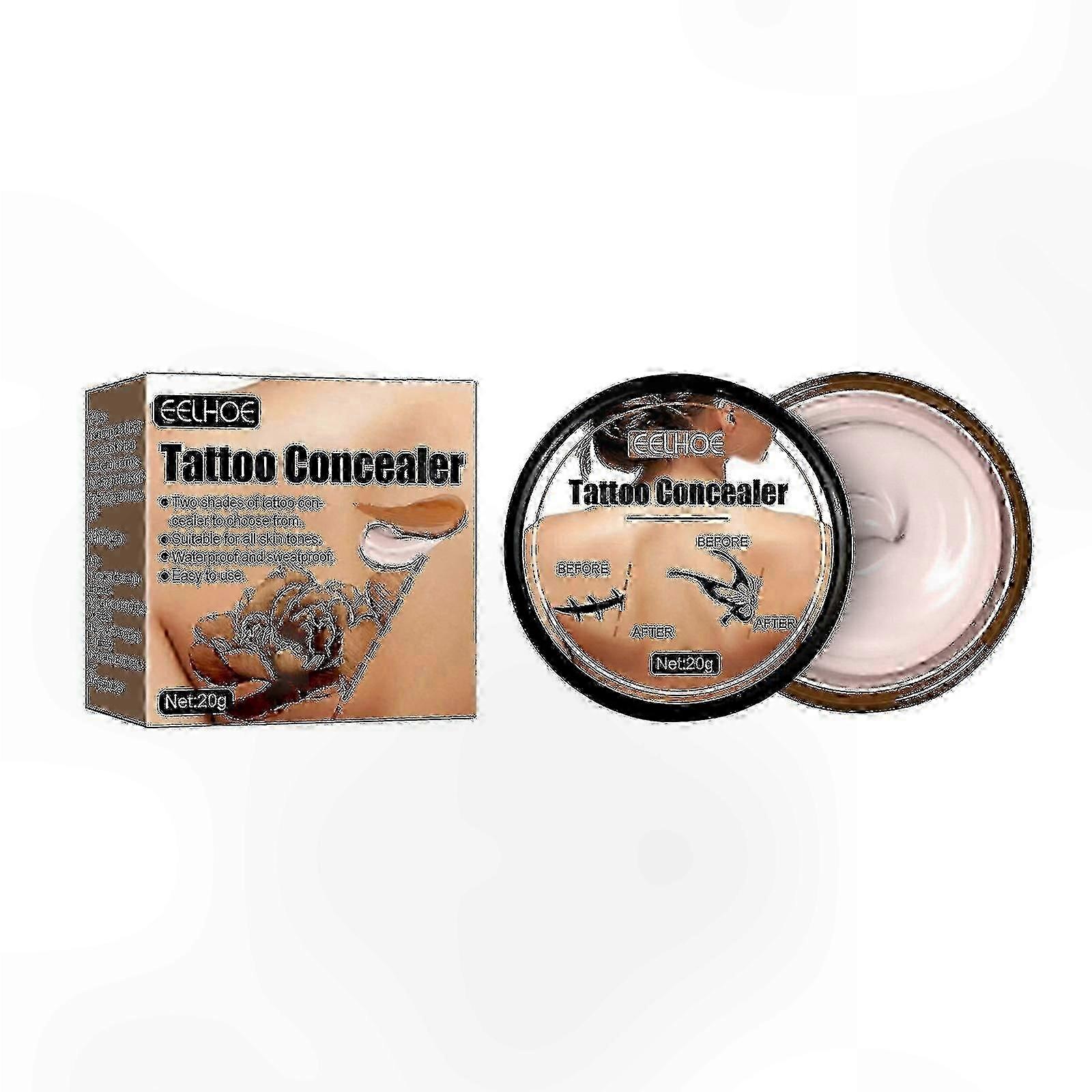 Waterproof Scar and Birthmark Concealer Cream with Brightening Effect for Invisible Coverage