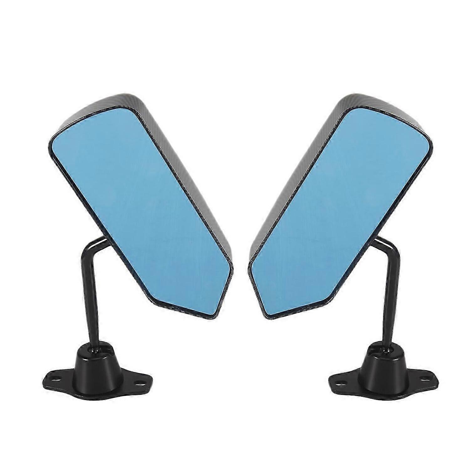 1 Pair F1 Style Side Rearview Door Wing Mirror for