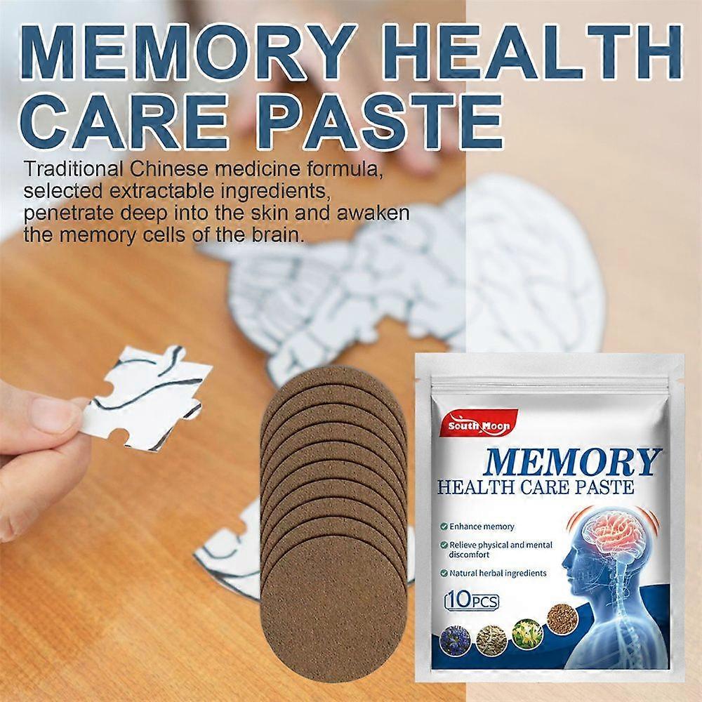 Memory Health Care Patch Treat Forgetfulness Prevent Alzheimer Disease Improve Concentration Wake Up Brain Enhancement Plaster