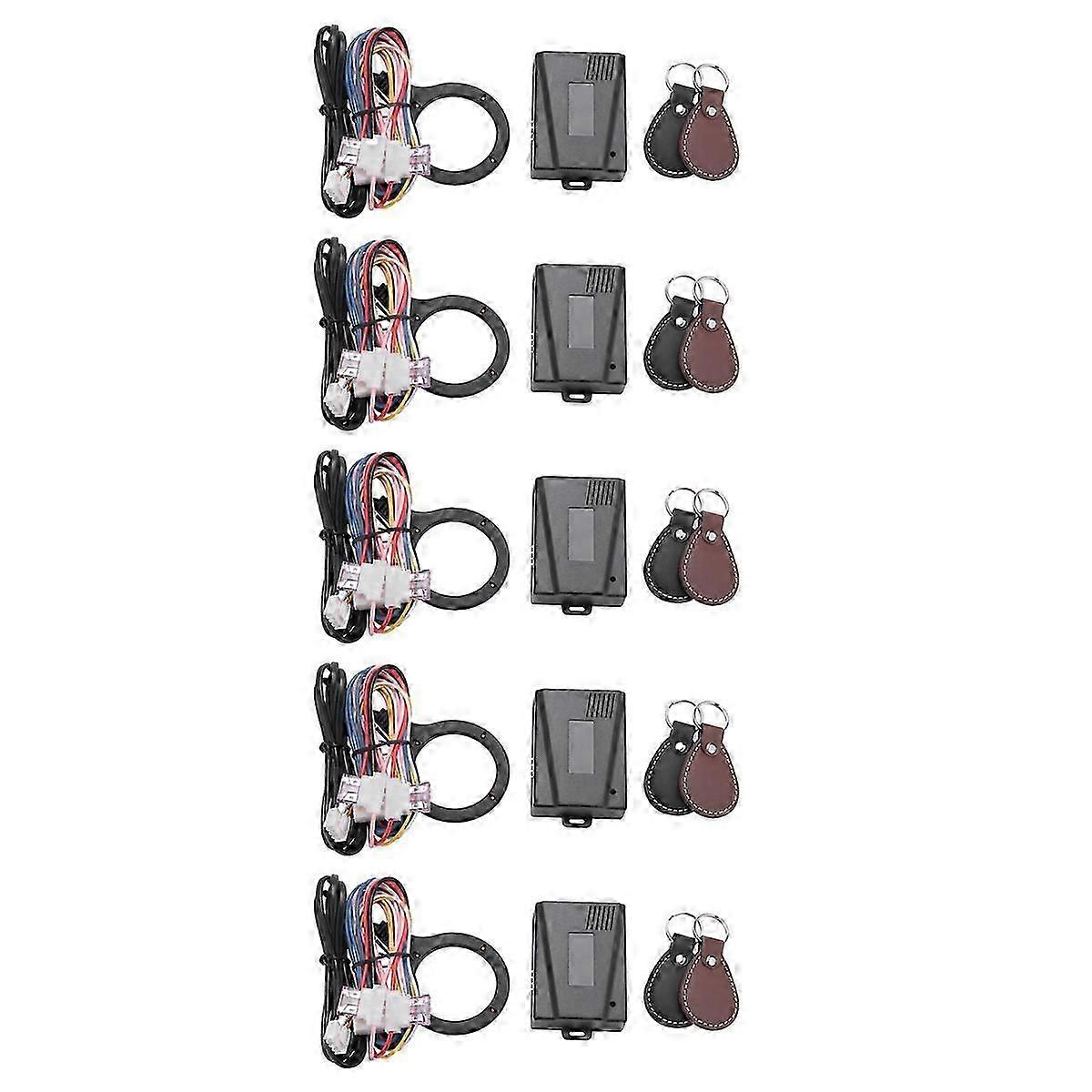 5X Smart Car Engine Push Start Stop Button Rfid Lock Ignition Keyless Entry System Auto Start Stop I