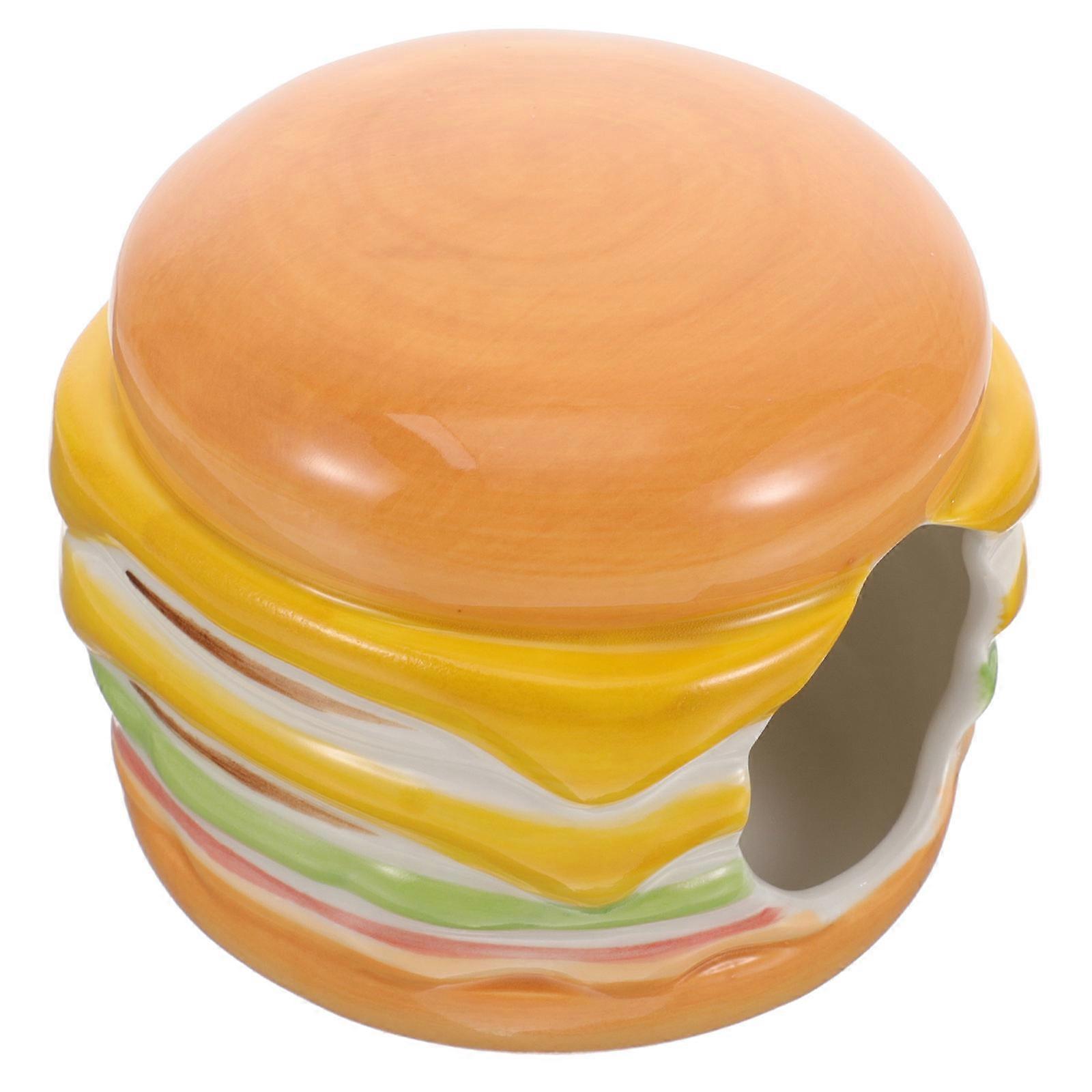 Hamster Hideout Ceramic Hamster House Cooling Nest 4Pcs for Small Pets