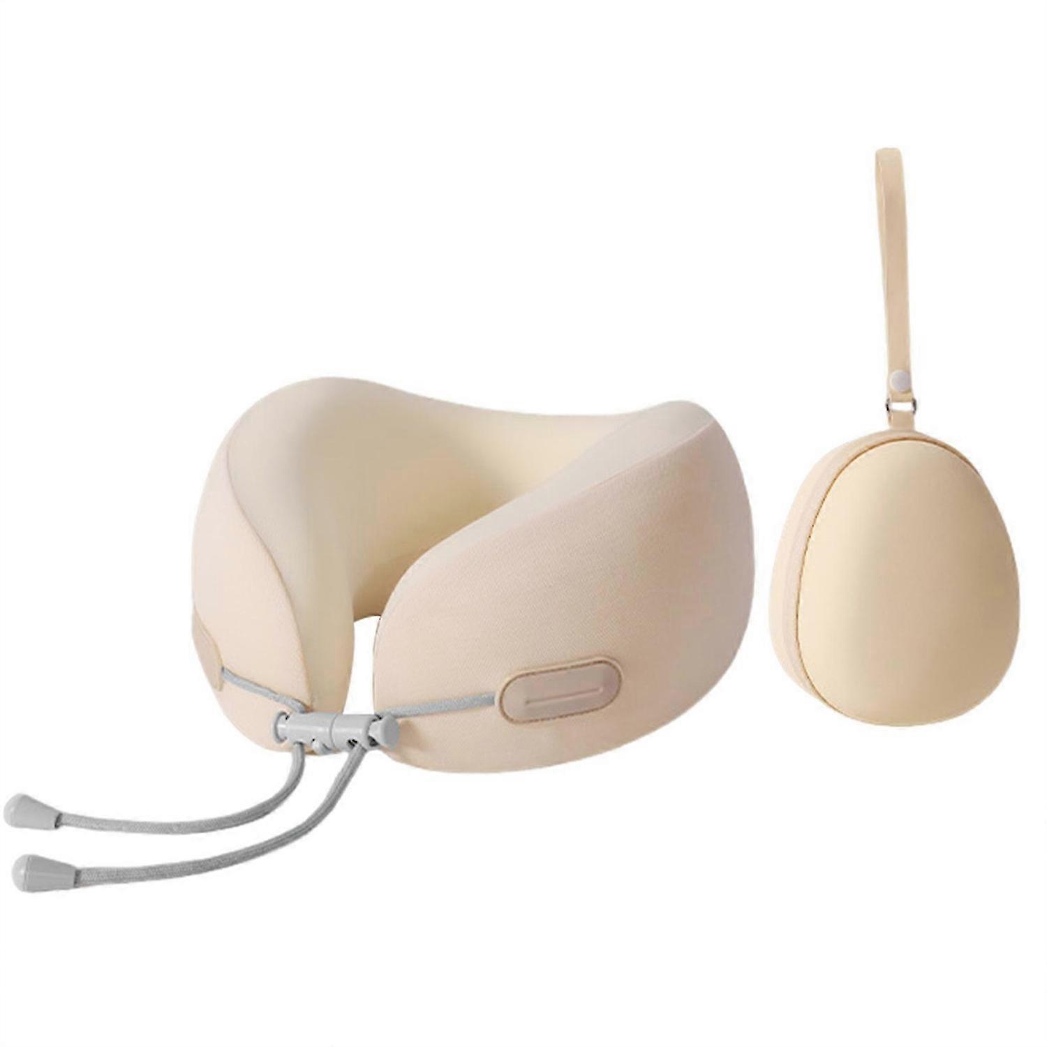 Travel Pillow for Airplane Sleeping Ergonomic U-Shaped Memory Foam Neck Rest, Portable Comfort for Flights, Road Trips, and Office Naps