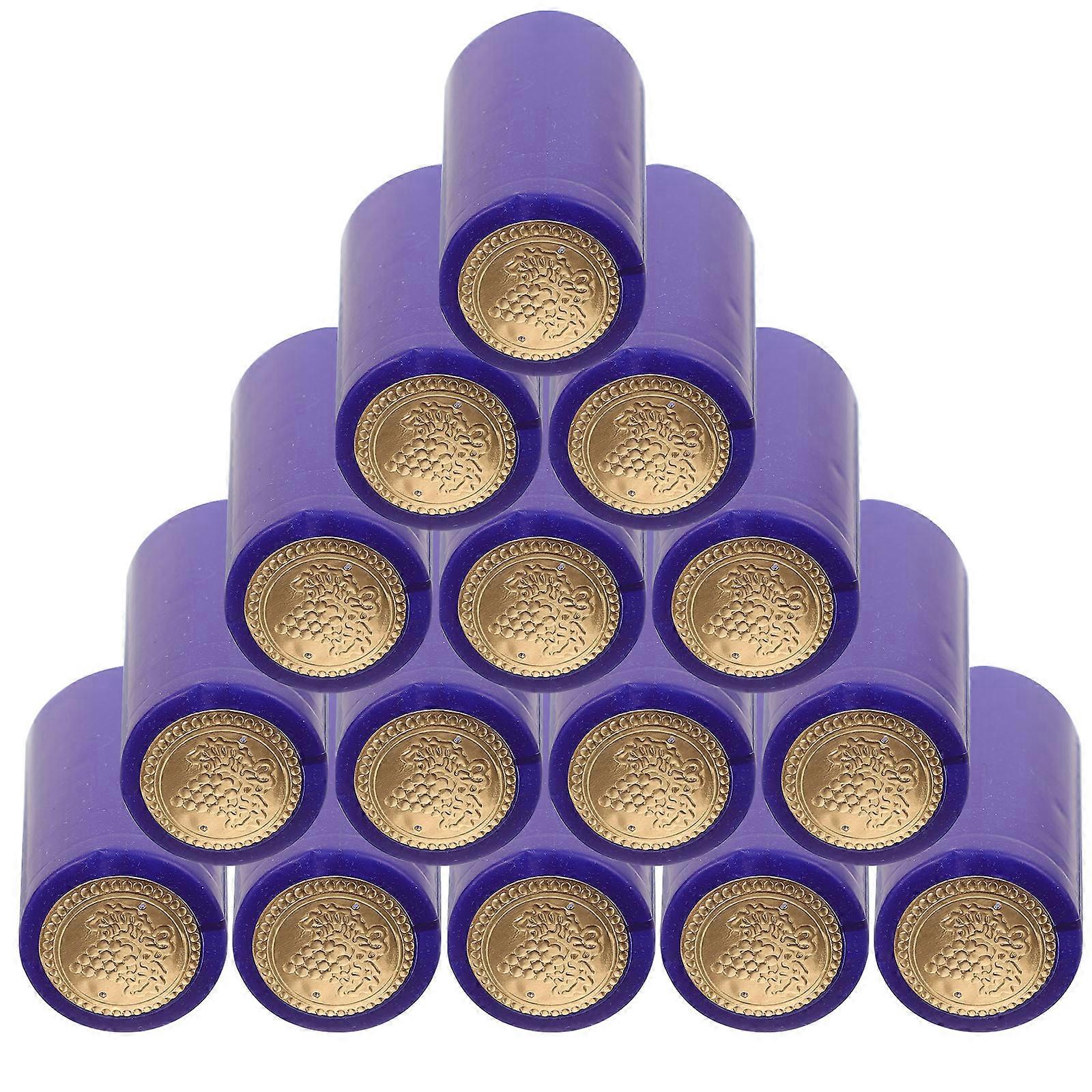 Wine Shrink Caps 200 Pcs Protection for Wine Bottles Kitchen and Home Users Blue
