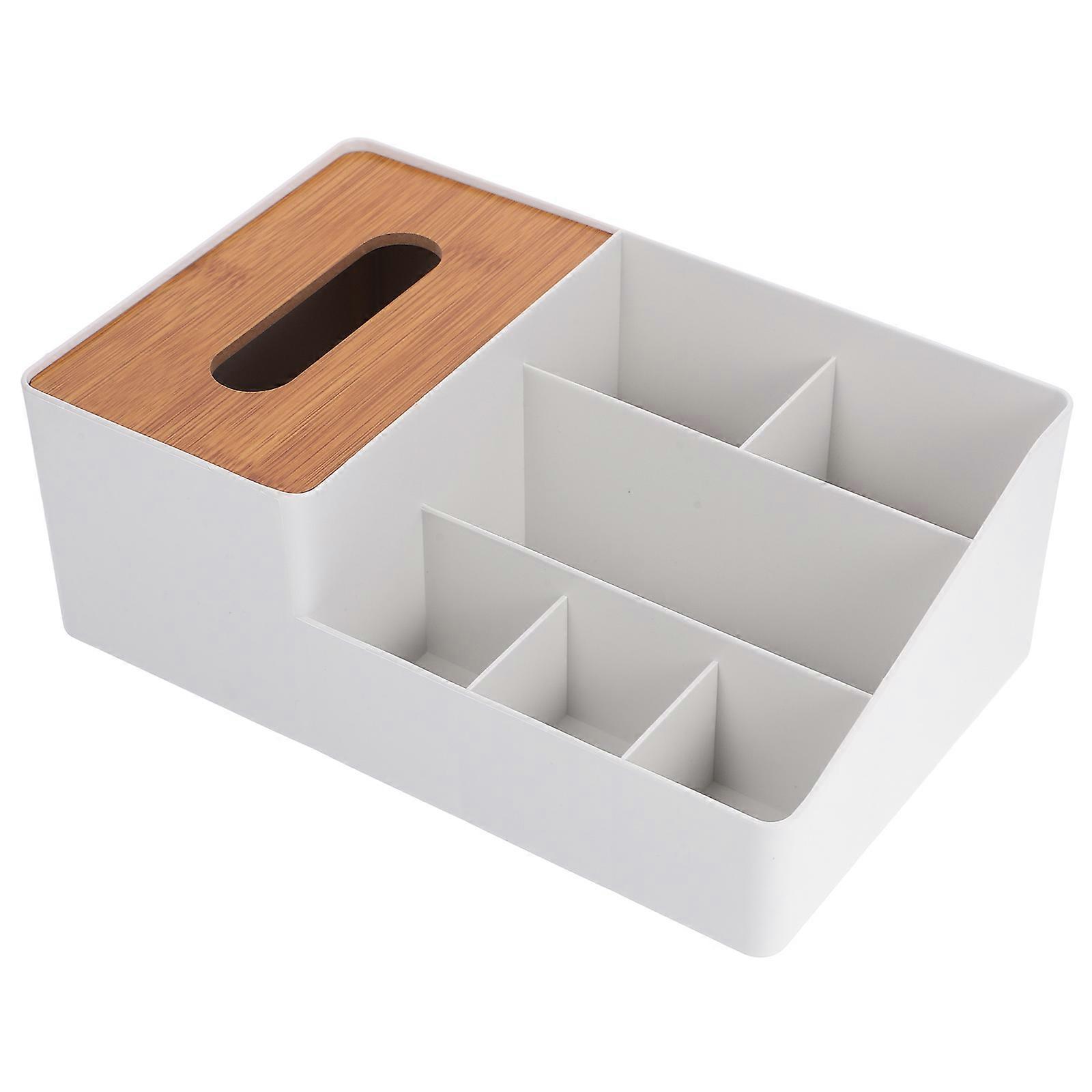 3Pcs Desktop Organizer Box for Storage Multi-Use Tissue and Sundries