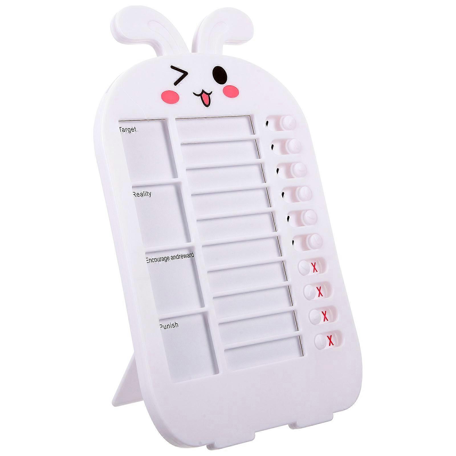 Portable Chore Chart 4 Sets Children DIY Reminder Chart Tracking 24x15cm