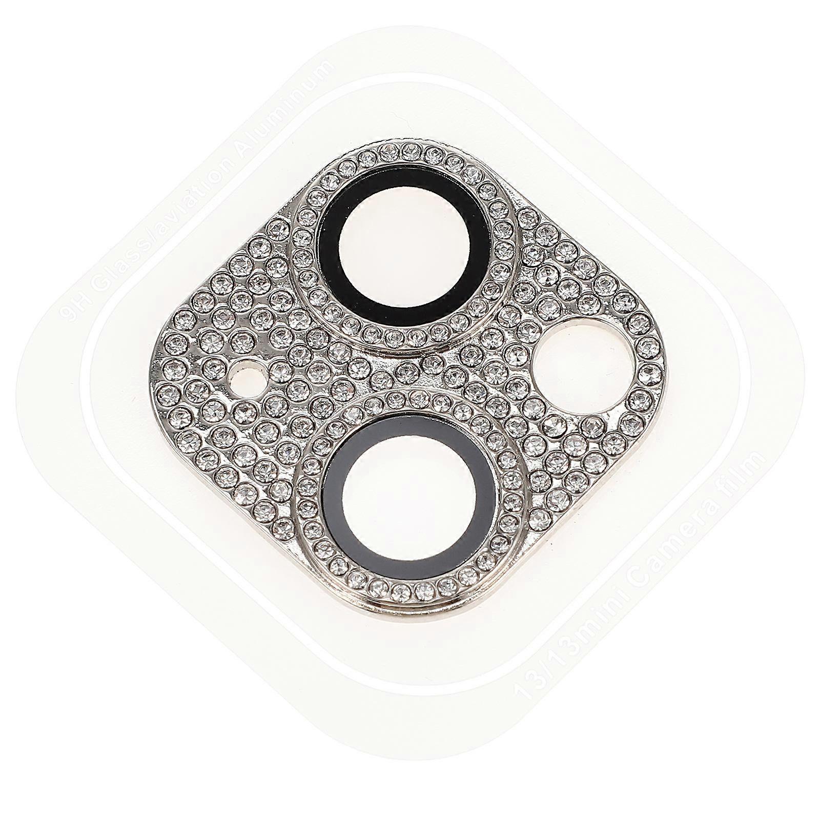 Phone Rhinestone Decor Camera Lens Protector 2Pcs for 13 Devices