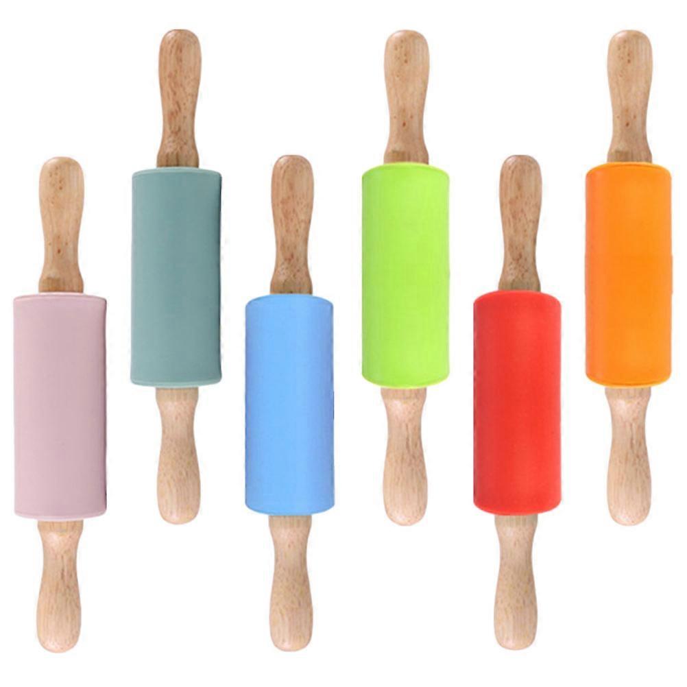 18 Pcs Small Rolling Pin With Wooden Handles Ideal For Professional Bakers And Home Users Non-Stick Feature