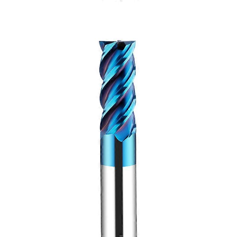 Alloy Coated Carbide End Mill Tungsten Steel CNC Machining Tool HRC55/65/70 Precision Metal Cutter for CNC Precision Milling