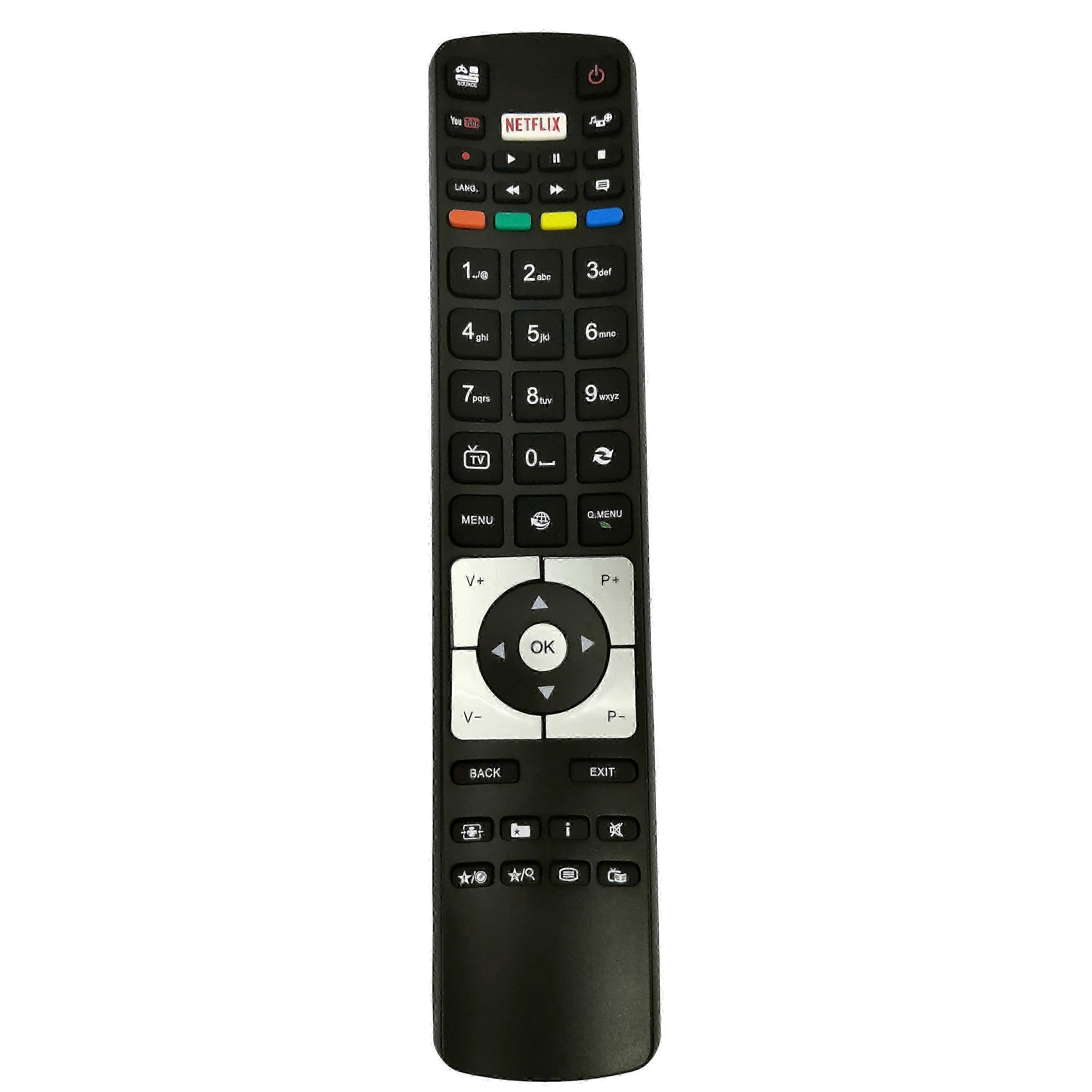 2025 Replacement for Telefunken TV remote control with simple pairing