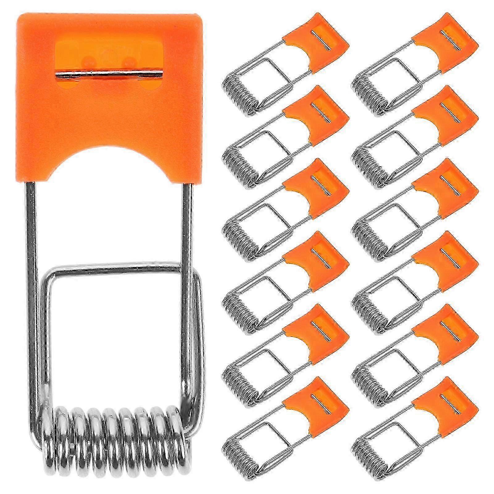 100Pcs 10mm Metal Spring Clips for Recessed Downlight Panel Light Installation