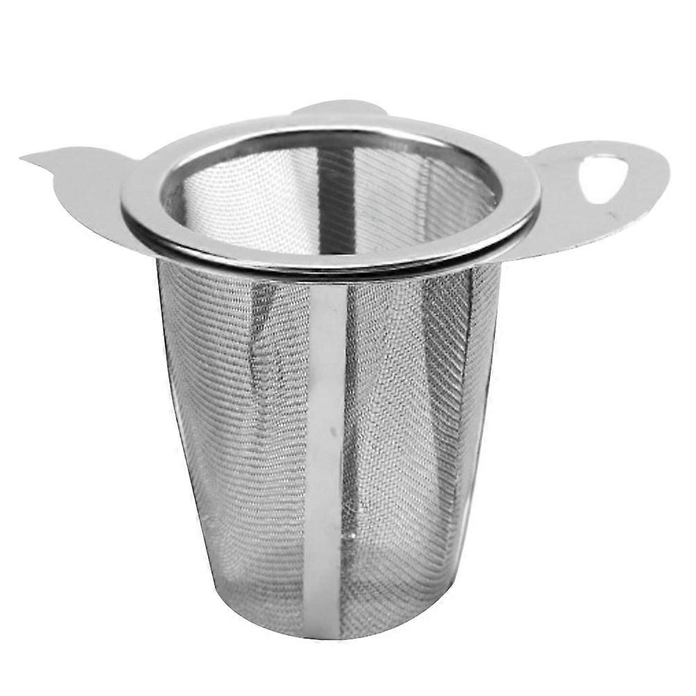 Tea Leaf Infuser Stainless Steel Mesh Filter with Double Handle 3Sets