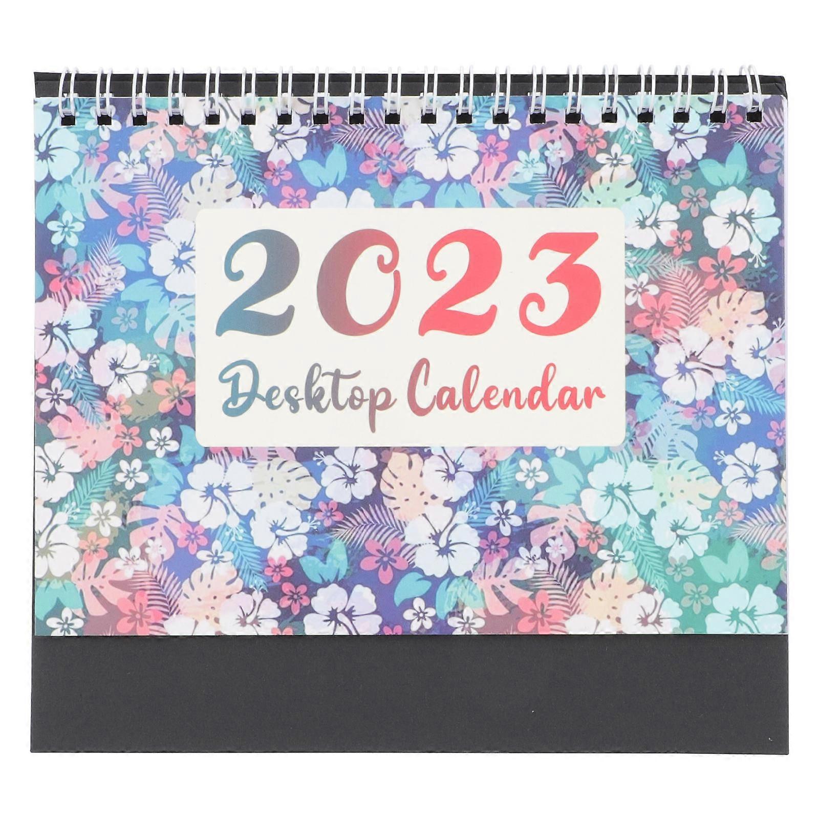 Monthly Calendar English Printing Table Calendar Rectangular Simple and Practical Design Home Study Teachers Students 1Set