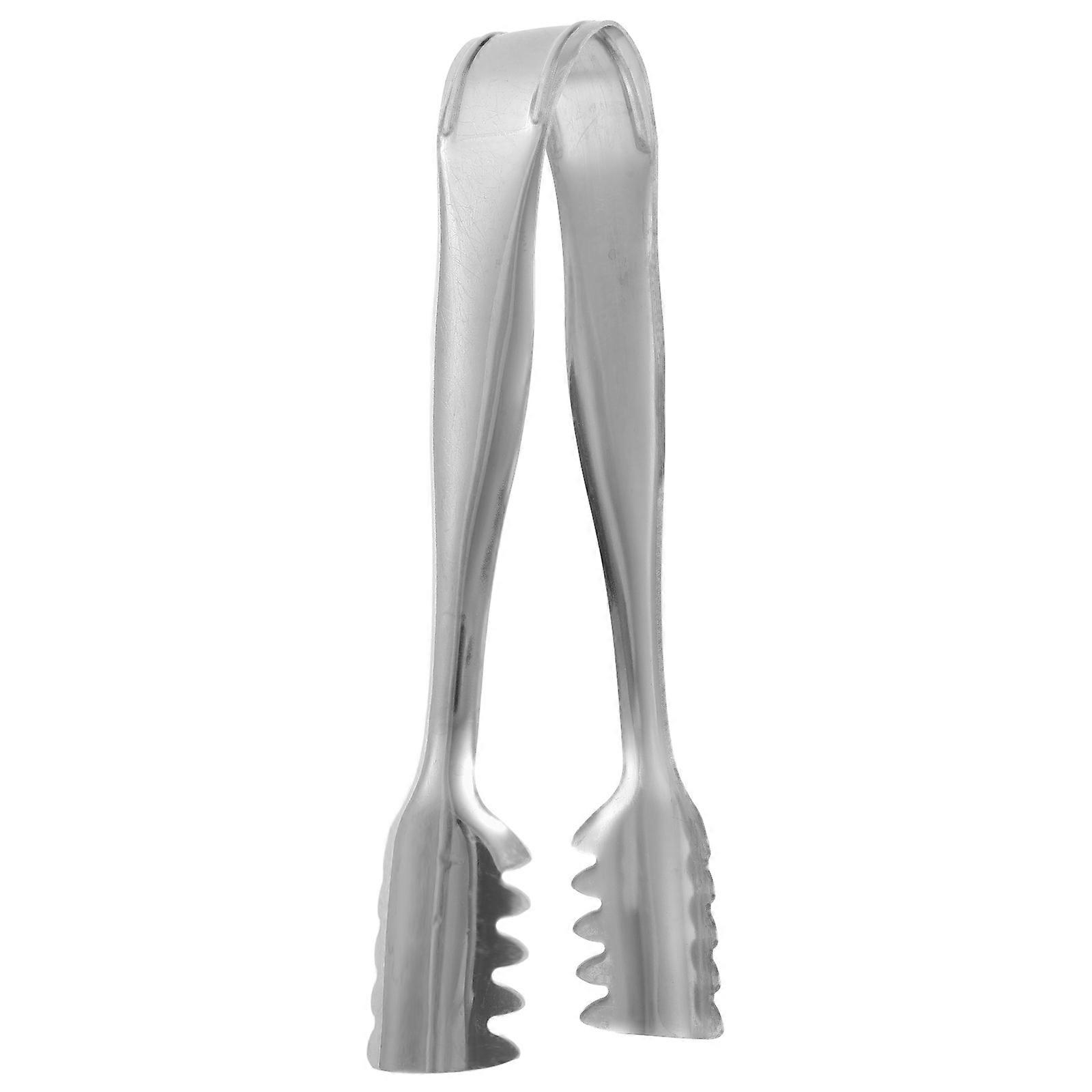 Ice Cube Tong Stainless Steel for Handling 3Pcs Practical Home Use