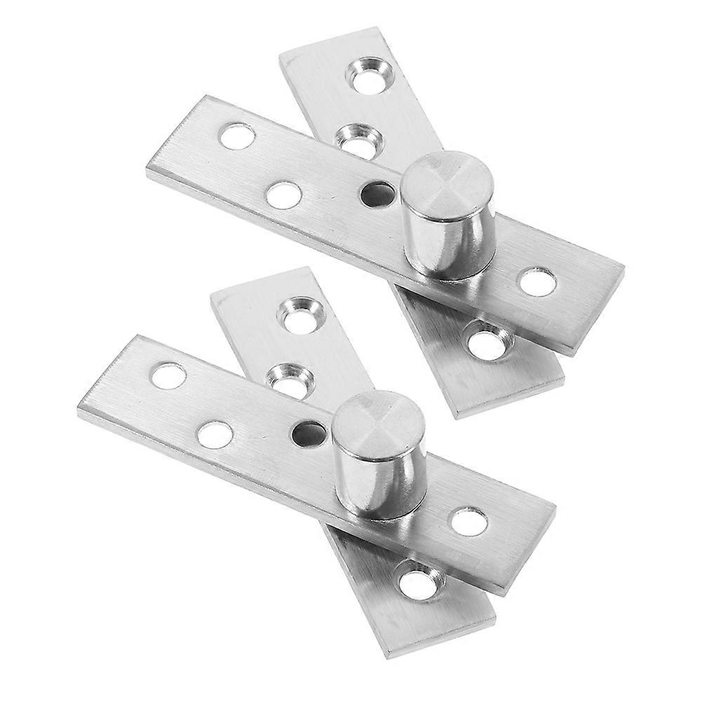 Invisible Design Pivot Hinge 360 Degree Rotating Hinge For Homeowners 3.73X0.86X0.71IN Sleek Aesthetic 6 Pairs