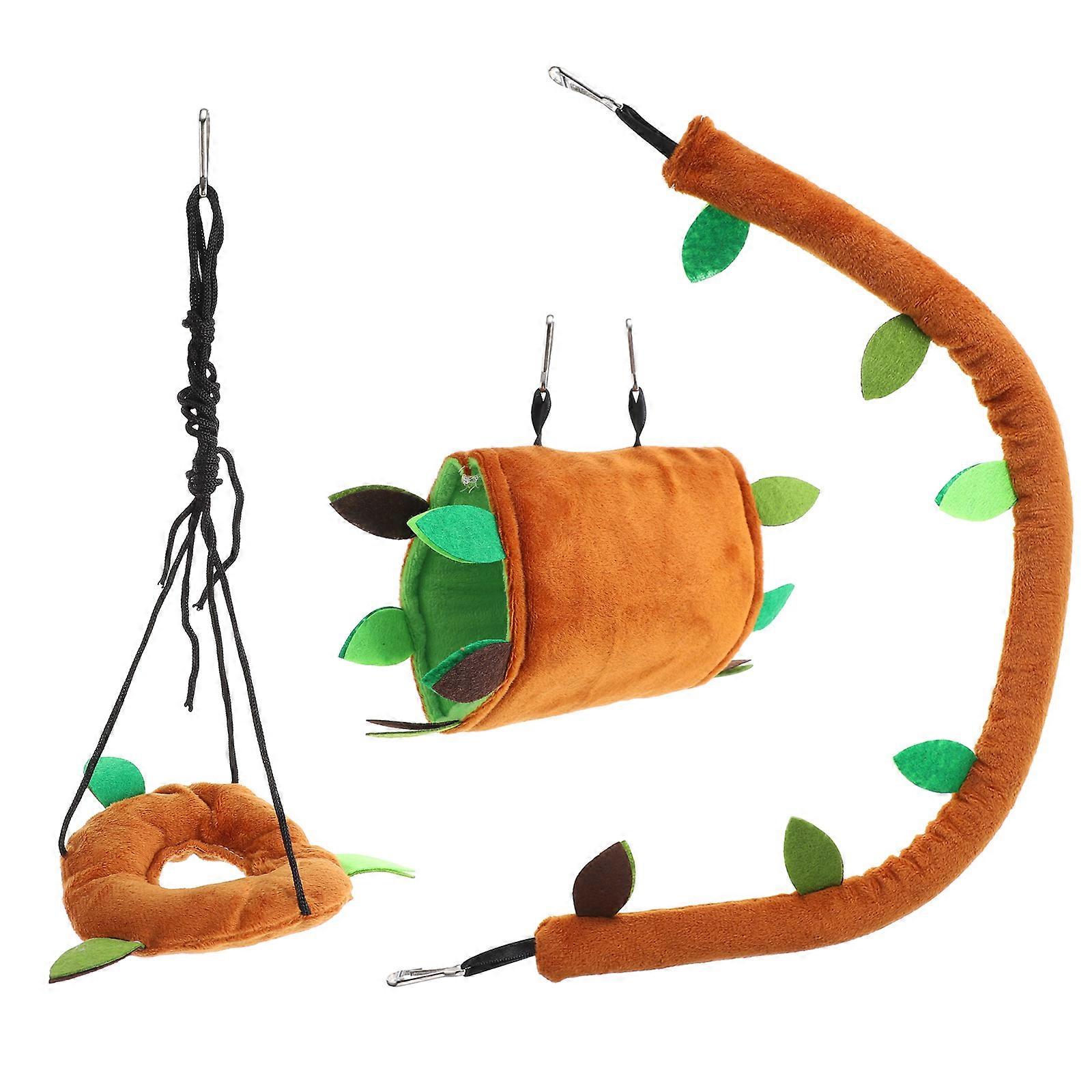 Pet Supplies Hamster Hanging Toy Plush Swing 2Sets