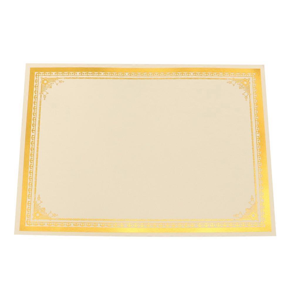 Award Paper Diploma Paper for Printing Graduation Certificates Paper Material Assorted Color Recognition Tool 8sheets