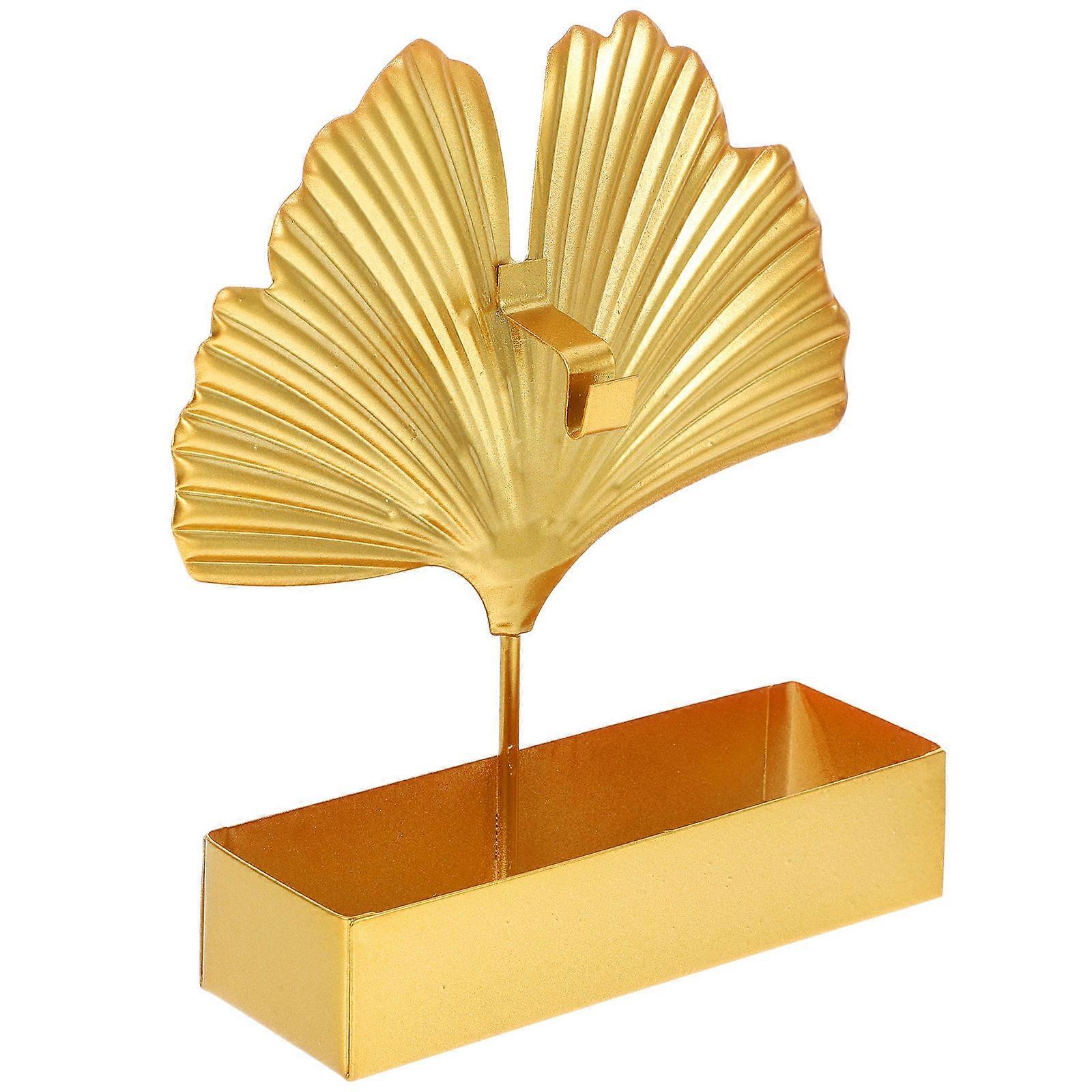 Decorative Coil Holder Stand with Ginkgo Leaf for 4Pcs Household Coils