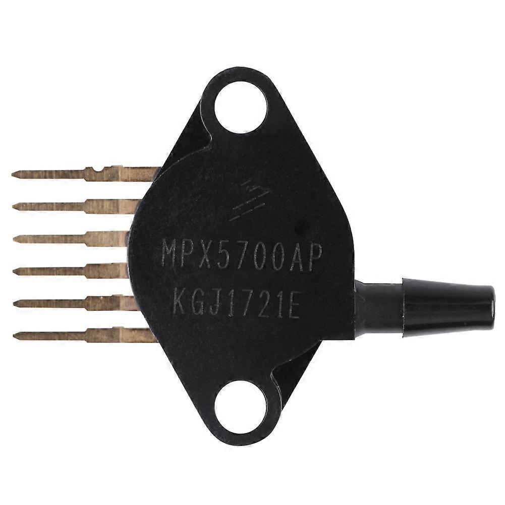 1PC Absolute Intergrated Pressure Sensor 15 To 700KPA (2.18 ~ 101.5 PSI) MPX5700AP Black