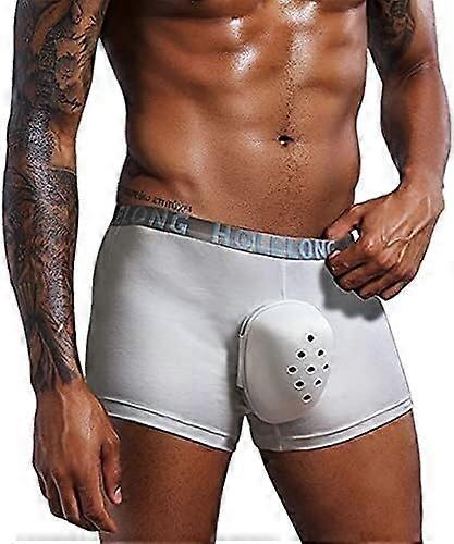 Breathable Circumcision Underwear For Kids Postoperative Recovery Pants Protective Boxer Shorts Grey XXXL3XL