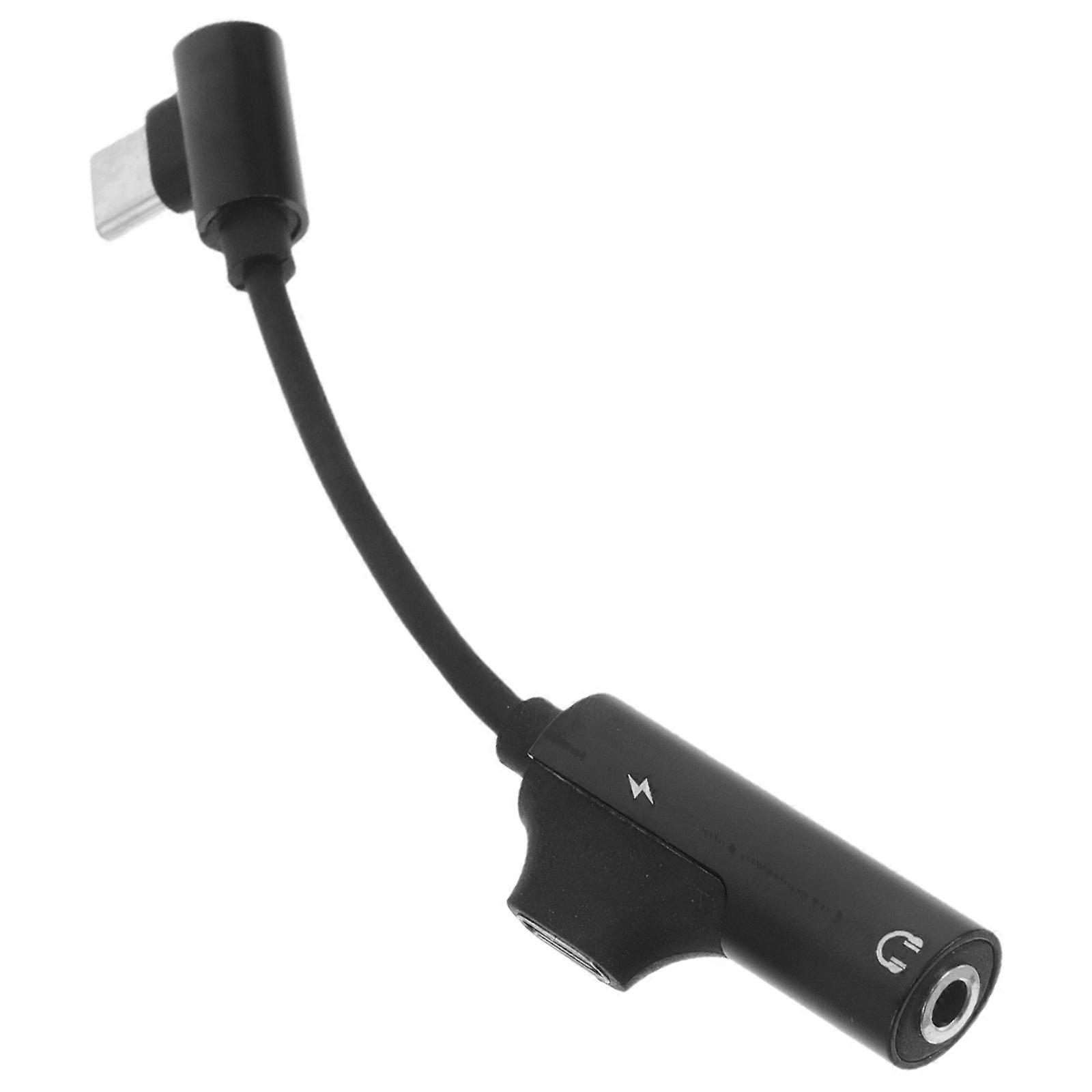 2Pcs Type- Adapter for Headphone and Charging Port Splitter Cable