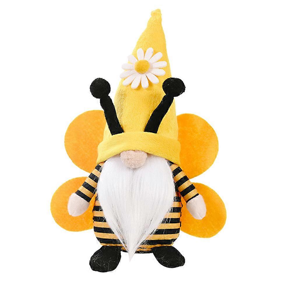 Bee Gnome Doll Cute Gnome Doll Decoration 2Pcs Pieces
