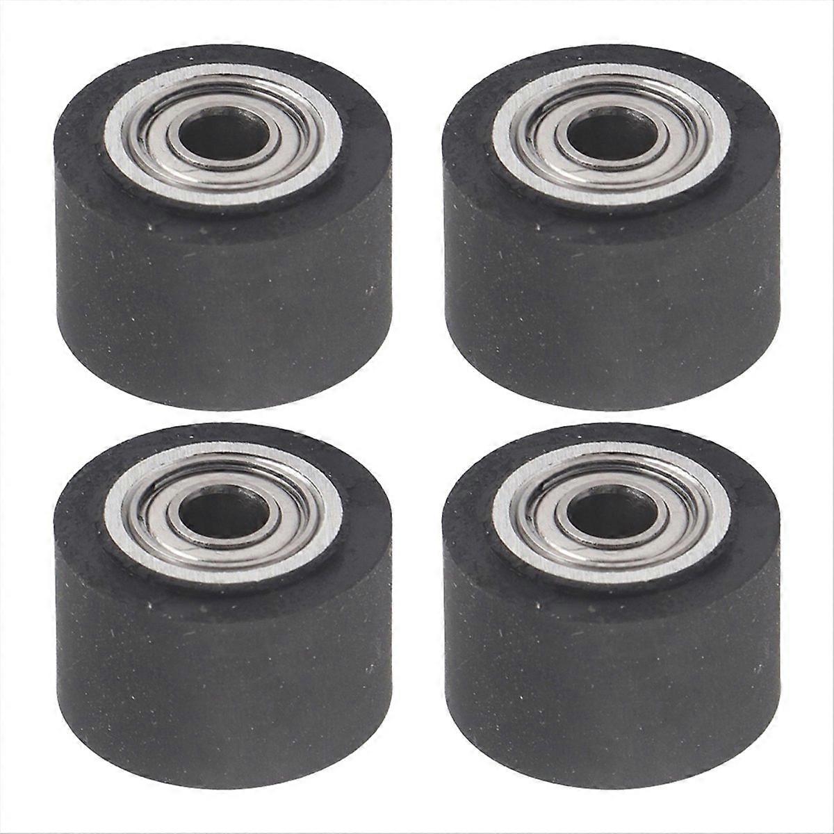 4Pcs Plotter Cutter Pinch Roller Paper Feed Roller Rubber Cutting Plotter Pinch Roller (4x11x16mm)