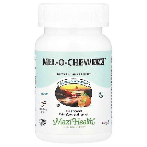 Maxi Health, Mel-O-ChewÃ¢ÂÂ¢, Natural Berry, 5 mg, 100 Chewies