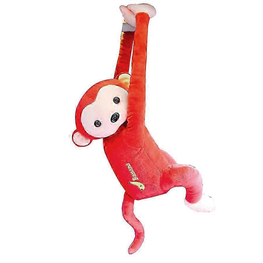2025 Creative Gift Plush Monkey Tissue Box 52x35cm for Car