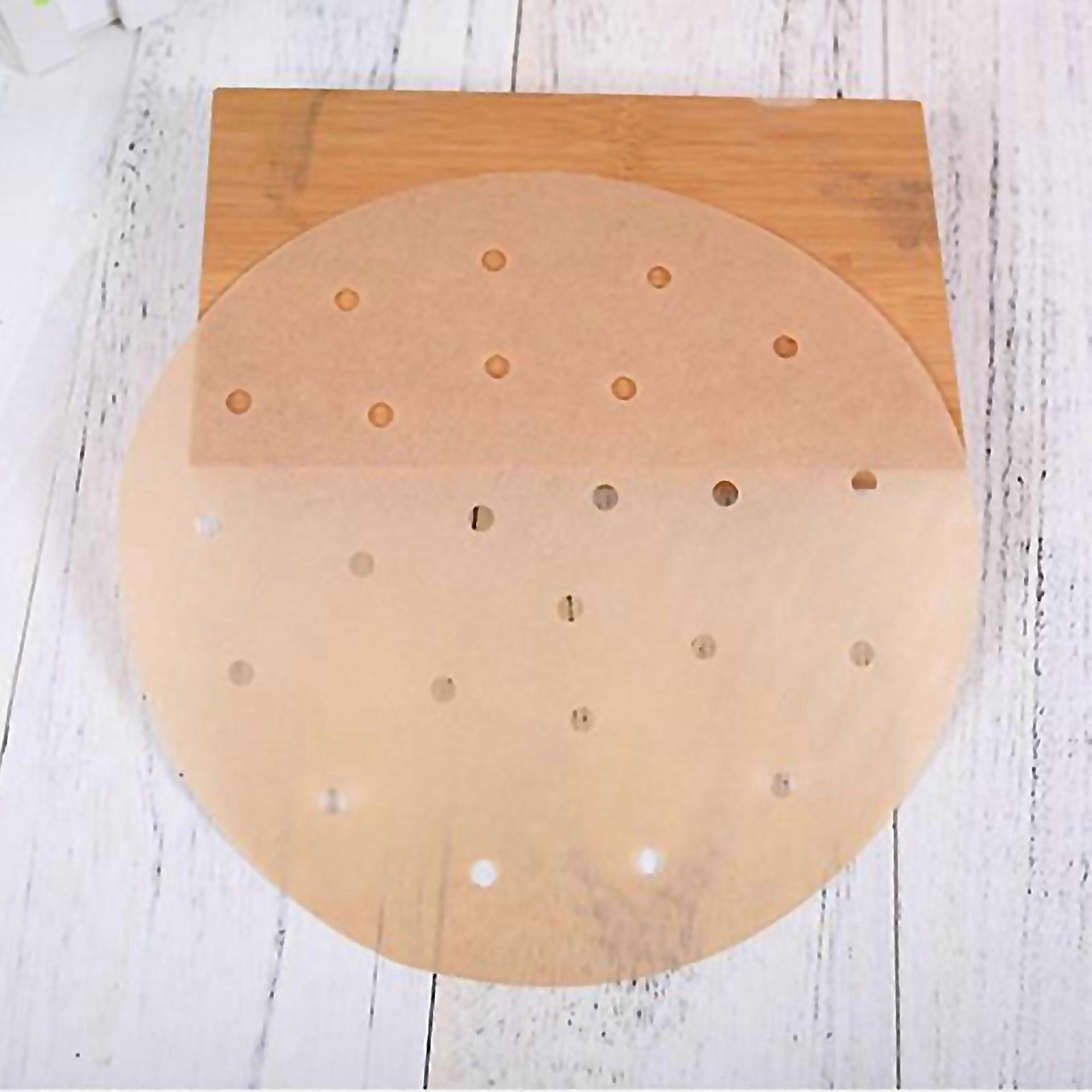 For Round Fryer Nonstick Pad Perforated Unbleached