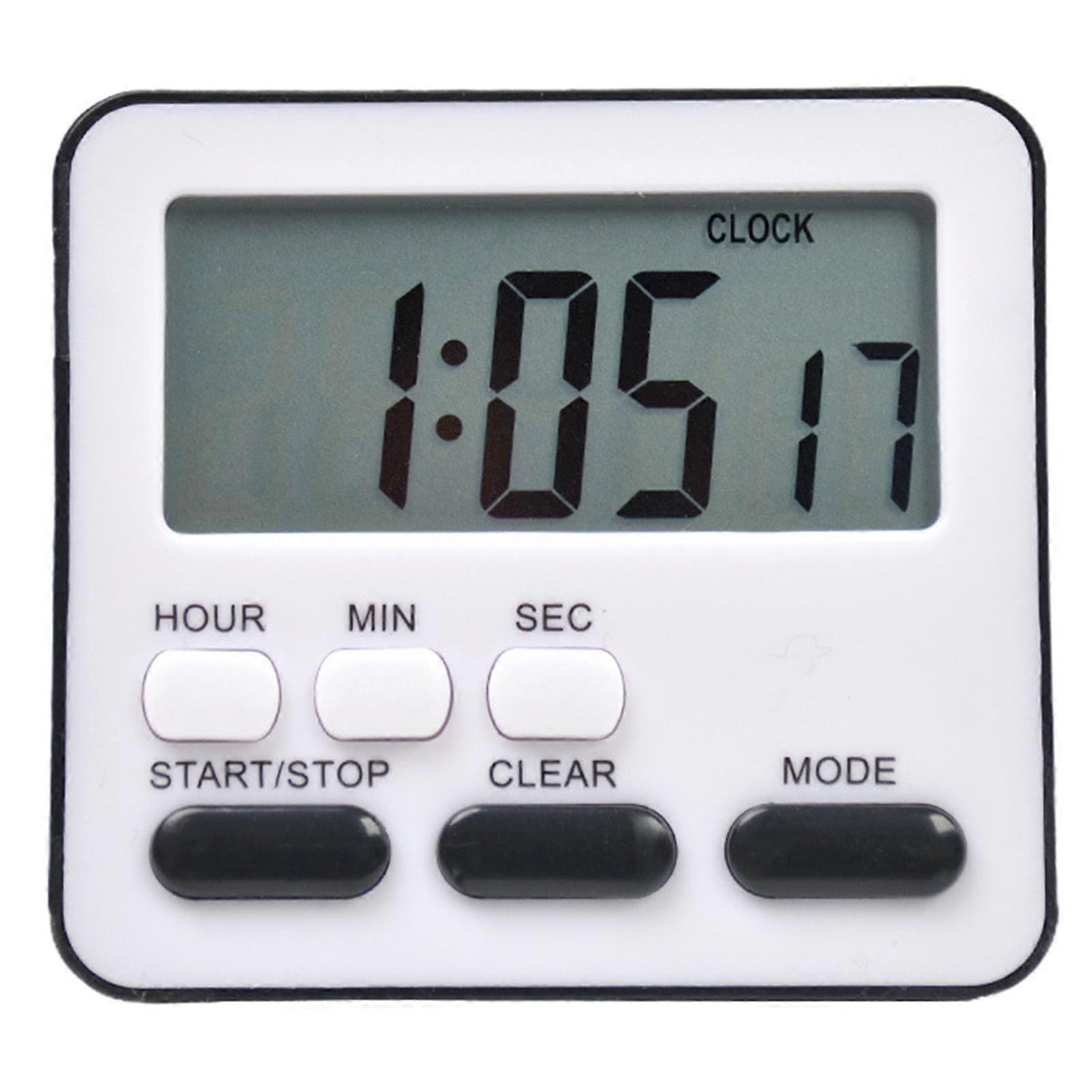 Hariumiu Magnetic Digital Kitchen Timer with Large Display, Count-up Clock, Alarm - Compatible with Student Time Management
