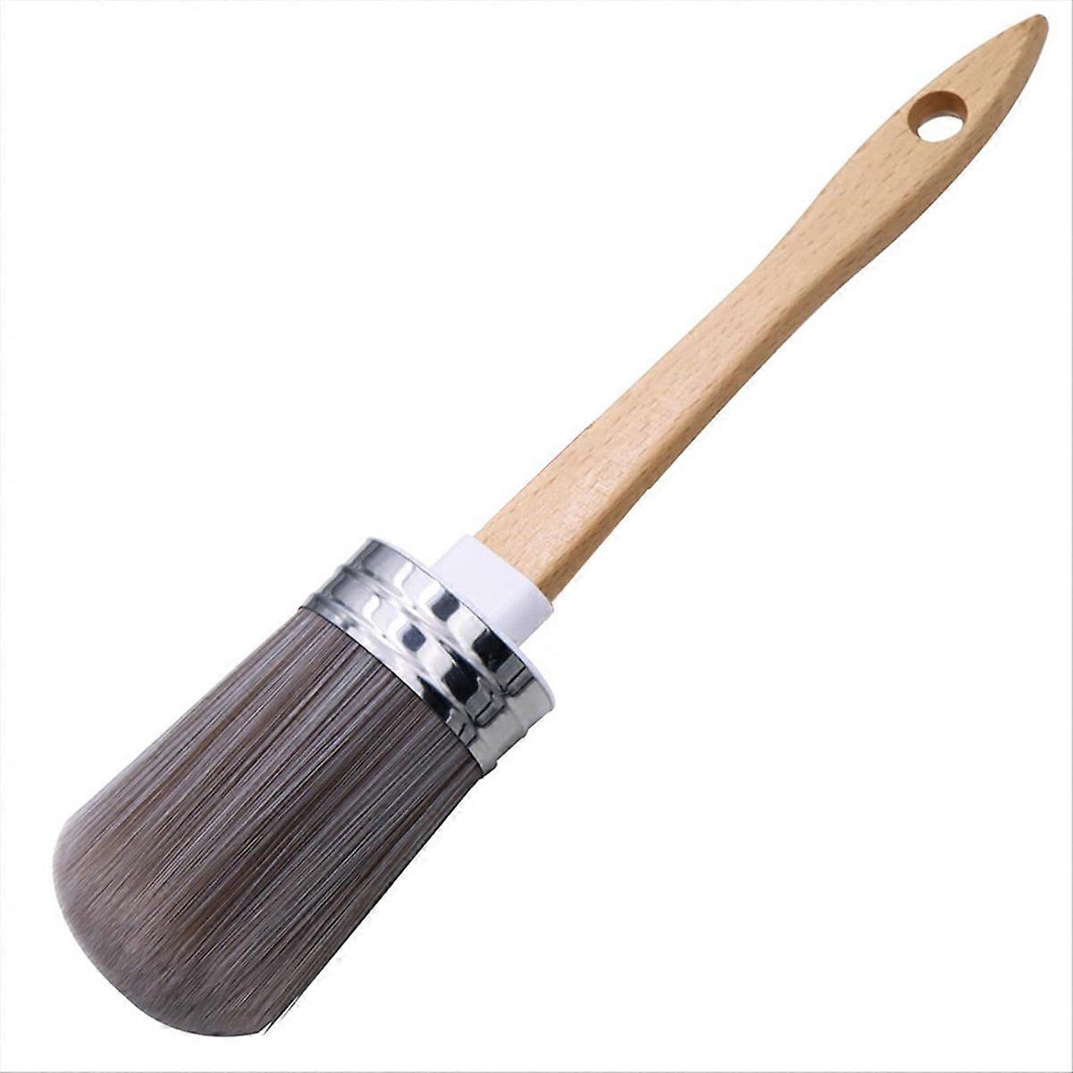 Rund krittpensel for møbelmaling, malingsvoks